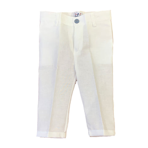 PANTALONE - AMBARABÀ - Colore: Bianco - Stagione: Primavera-Estate