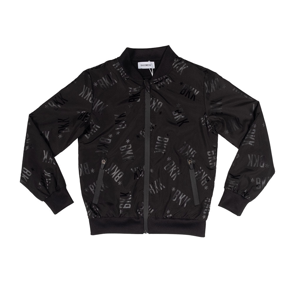 

Kinderjacke der Bikkembergs Kinderlinie, winddicht, mit Reißverschluss und in kurzer Bomber-For...