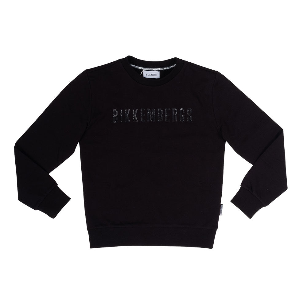 Bluse aus Fleece aus der Kinderbekleidungslinie Bikkembergs, mit Ton-in-Ton-Präge-Logo.
Zusammens...