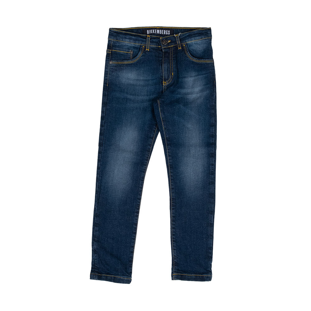 
Pantalone jeans della Linea Abbigliamento Bambino Bikkembergs, con modello clasico e misura rego...