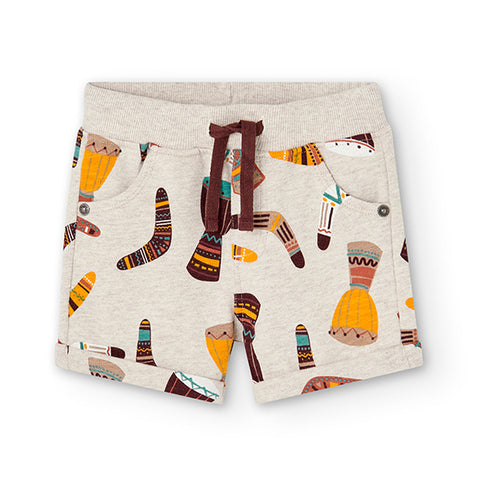 Bedruckte Bermuda-Shorts für Jungen