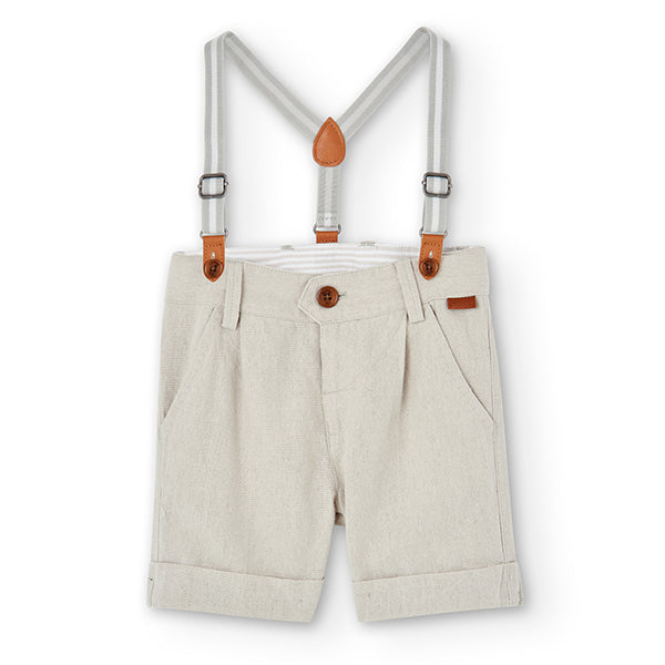 Zusammensetzung: Hose: 88 % Baumwolle, 12 % Leinen. Hosenträger: 72% Polyester 28% Elasthan..

Ma...