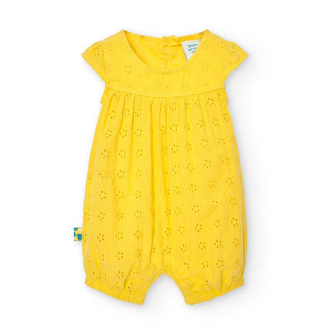 Tutina ricamo - BOBOLI - Sesso: Bambina - Colore: uni - Stagione: Primavera-Estate