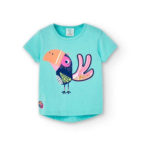 Maglietta jersey - BOBOLI - Sesso: Bambina - Colore: uni - Stagione: Primavera-Estate