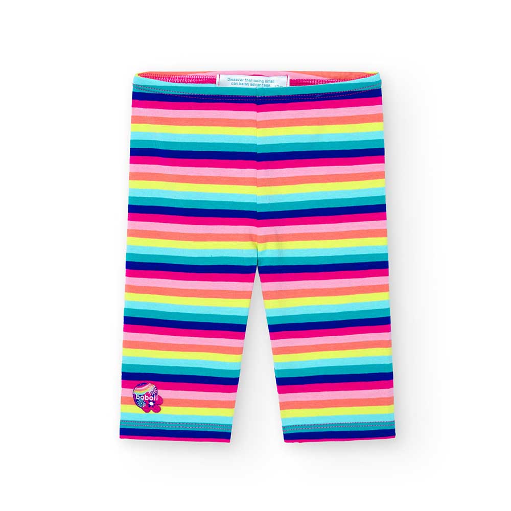 Boboli Girls' Clothing Line Leggings mit Regenbogen-Streifenmuster.
 

Zusammensetzung: 92% Baumw...