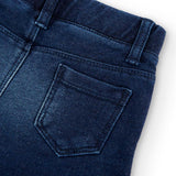 Kurzer Denim-Sweatshirt