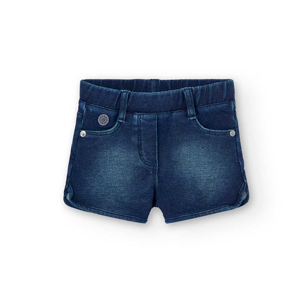 
Shorts aus der Boboli Girls' Clothing Line, aus denimfarbenem Fleece, mit elastischem Bund.

 

...