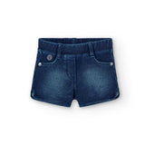 Kurzer Denim-Sweatshirt