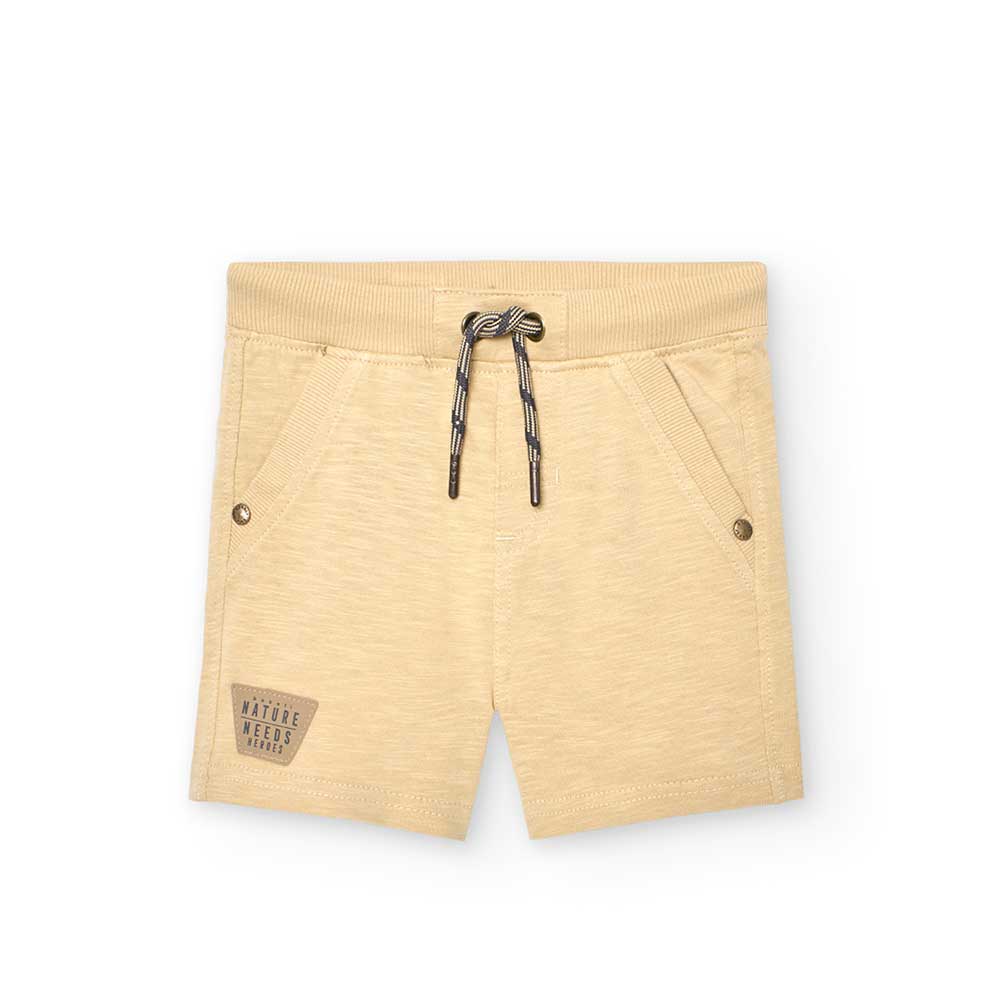 
Shorts aus der Boboli Kinderbekleidungslinie, aus weichem Stoff, mit Kordelzug in der Taille und...