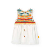 Kombiniertes Strickkleid für Babys