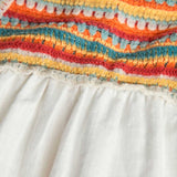 Kombiniertes Strickkleid für Babys