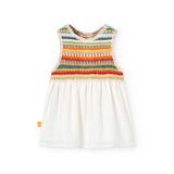 Kombiniertes Strickkleid für Babys