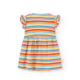 Gestreiftes Jersey-Kleid