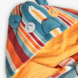 Giacchetta tricot a righe per neonati