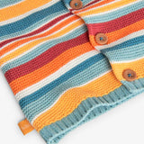 Giacchetta tricot a righe per neonati