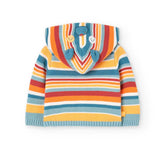 Giacchetta tricot a righe per neonati