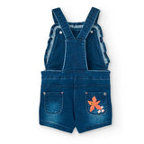 Salopette  denim - BOBOLI - Sesso: Bambina - Colore: Blu - Stagione: Primavera-Estate