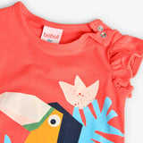 Jersey-T-Shirt für Mädchen