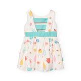 Vestito satin - BOBOLI - Sesso: Bambina - Colore: Bianco - Stagione: Primavera-Estate