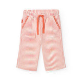 Popeline-Hosen mit Streifen für Babys