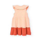 Flammen-Jersey-Kleid