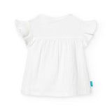 Maglietta jersey - BOBOLI - Sesso: Bambina - Colore: Bianco - Stagione: Primavera-Estate