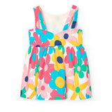 Satin flower dress