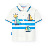 Piqué-Poloshirt für Jungen