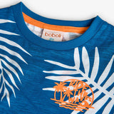 Flammen-Jersey-T-Shirt für Jungen