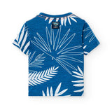 Maglietta jersey flame - BOBOLI - Colore: Blu - Stagione: Primavera-Estate