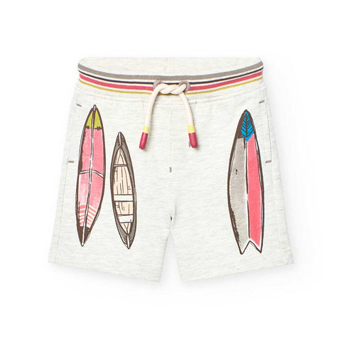 Short in felpa per bimbo