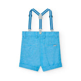 Bermudashorts aus Leinen für Jungen