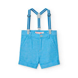 Bermudashorts aus Leinen für Jungen