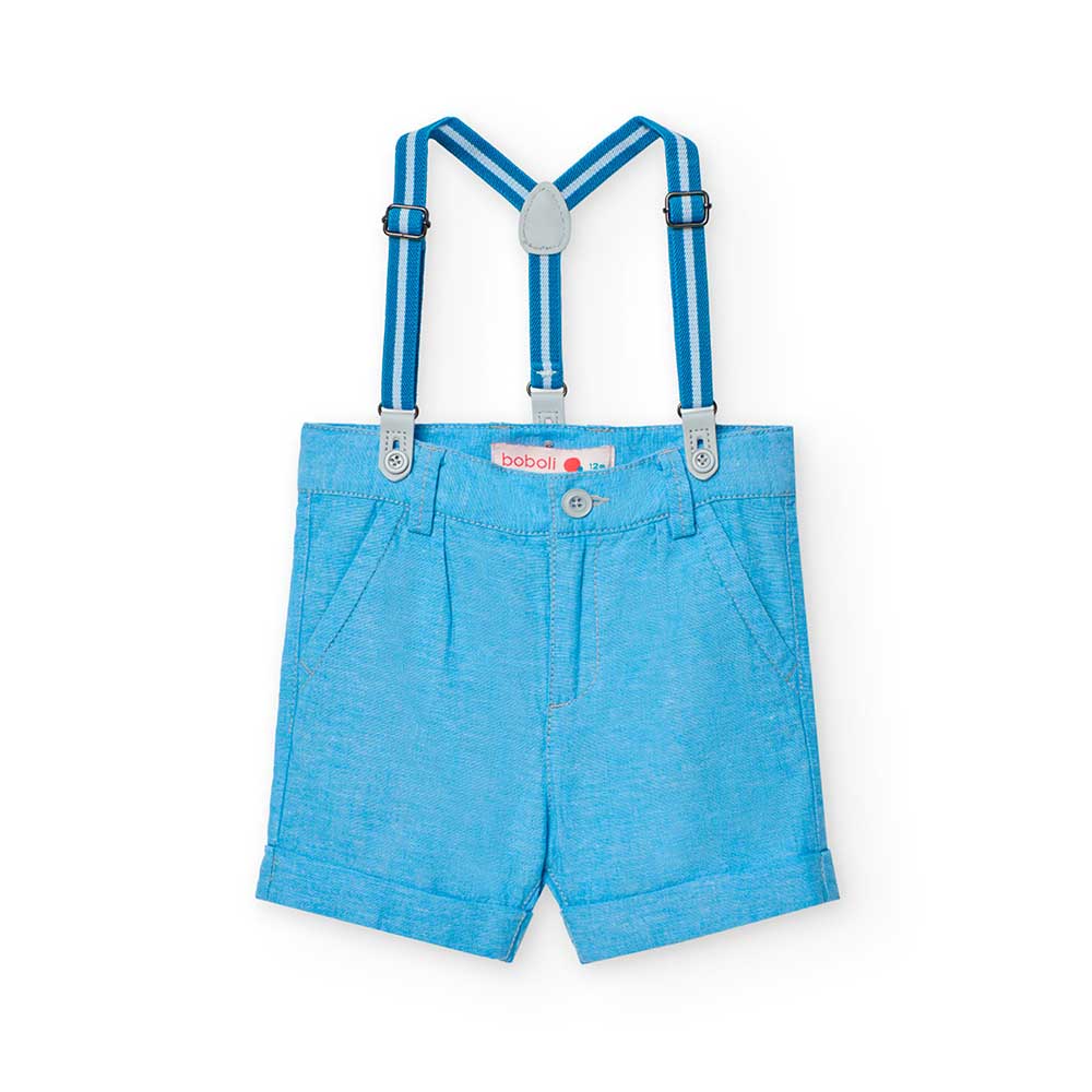 Shorts aus der Boboli Kinderbekleidungslinie, mit Hosenträgern und verstellbarer Taillenweite.

Z...