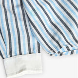 Camicia lino a righe per neonati