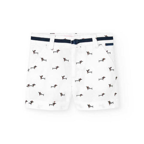 Oxford-Bermudashorts für Jungen