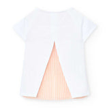 Maglietta jersey elastico - BOBOLI - Sesso: Bambina - Colore: Bianco - Stagione: Primavera-Estate