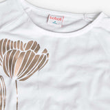 Elastisches Jersey-T-Shirt für Mädchen