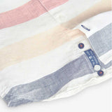 Camicia lino a righe per ragazzo