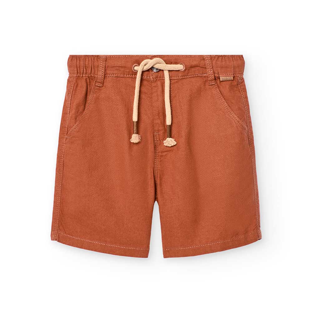 Bermudashorts aus der Boboli-Kinderbekleidungslinie, mit Gummizug in der Taille und Bindebändern ...