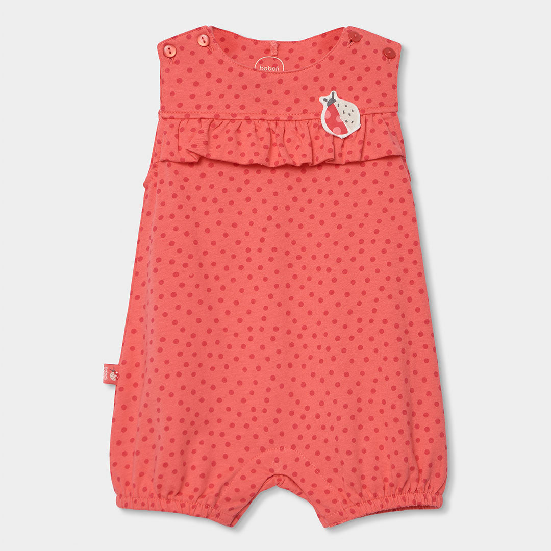Pagliaccetto della Linea Abbigliamento Bambina Boboli, con apertura sul fondo e sulle spalline. M...