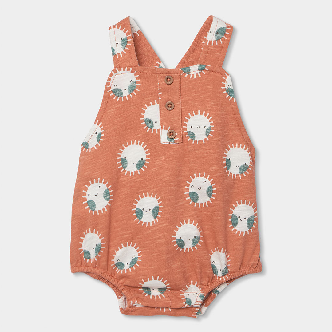 Strampler der Kinderbekleidungs-Linie Boboli, kurz mit verstellbaren Trägern hinten überkreuzt, M...
