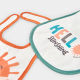 Pack 2 bavaglini per neonati - BOBOLI - Sesso: Unisex - Colore: uni - Stagione: Primavera-Estate