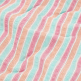 Gestreiftes Popeline-Kleid