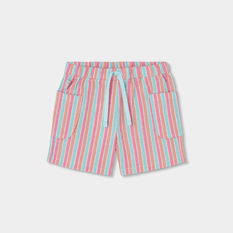 Short popelina - BOBOLI - Sesso: Bambina - Colore: Celeste - Stagione: Primavera-Estate