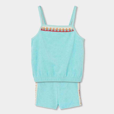 Set - BOBOLI - Sesso: Bambina - Colore: Celeste - Stagione: Primavera-Estate