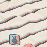 Gestreiftes Jersey-T-Shirt