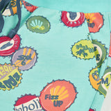 Short in felpa stampato - BOBOLI - Colore: Celeste - Stagione: Primavera-Estate