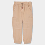 Pantaloni gabardina elastica - BOBOLI - Colore: Panna - Stagione: Primavera-Estate