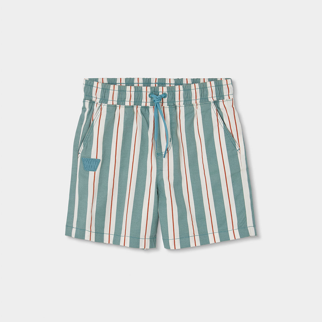 Bermudas der Kinderbekleidungslinie Boboli, aus elastischem Stoff mit Streifenmuster.
Composizion...